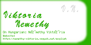 viktoria nemethy business card